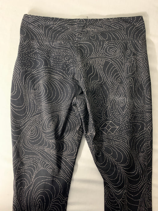mossimo gray athletic capri short leggings pants cotton blend