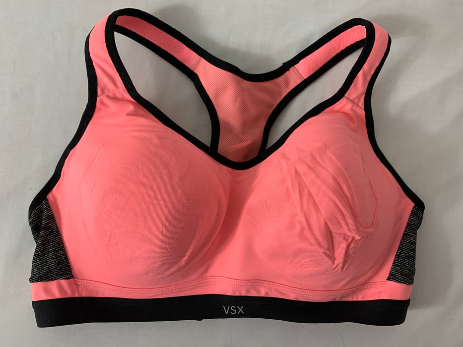 Pink Victoria's Secret padded bra. Size 38 DD. Black