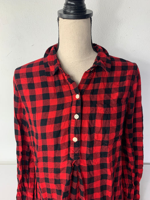 Old Navy Maternity Plaid Shirt Size Small