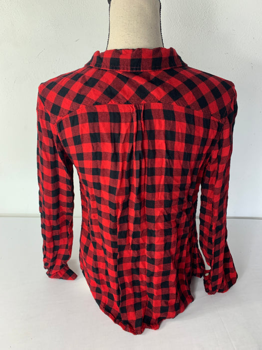 Old Navy Maternity Plaid Shirt Size Small