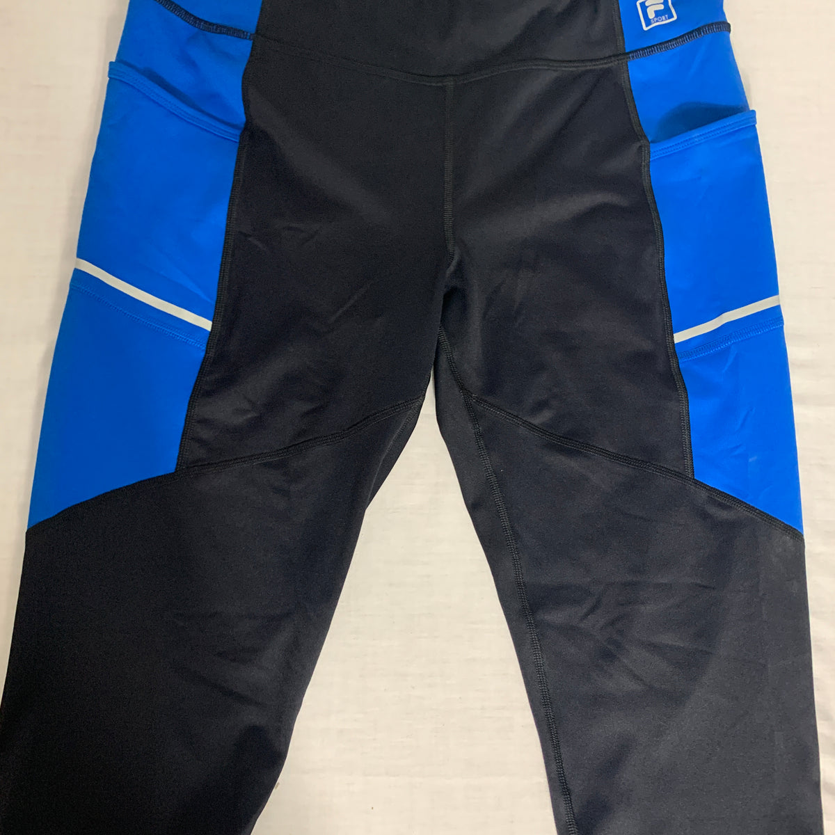 Fila CAPRI LEGGINGS NALA - 3/4 sports trousers - navy/dark blue - Zalando