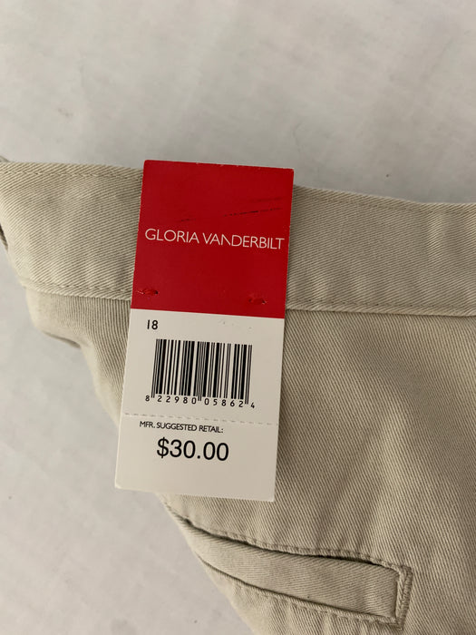 NWT Gloria Vanderbilt Shorts Size 18