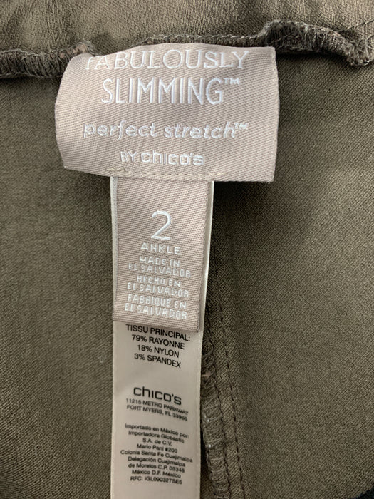 Chico's Fabulously slimming perfect stretch size 2 by Gray - $21