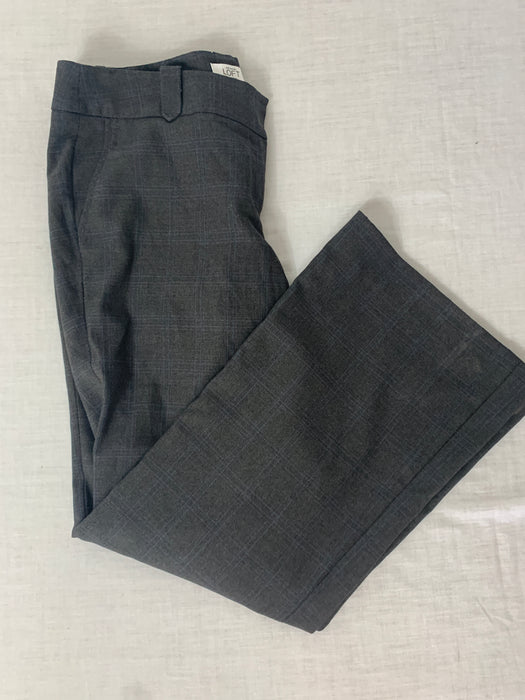 Ann Taylor Loft Marisa Trouser Dress Pants Women Size 12 Grey High Rise  Stretch - $14 - From Kathleen
