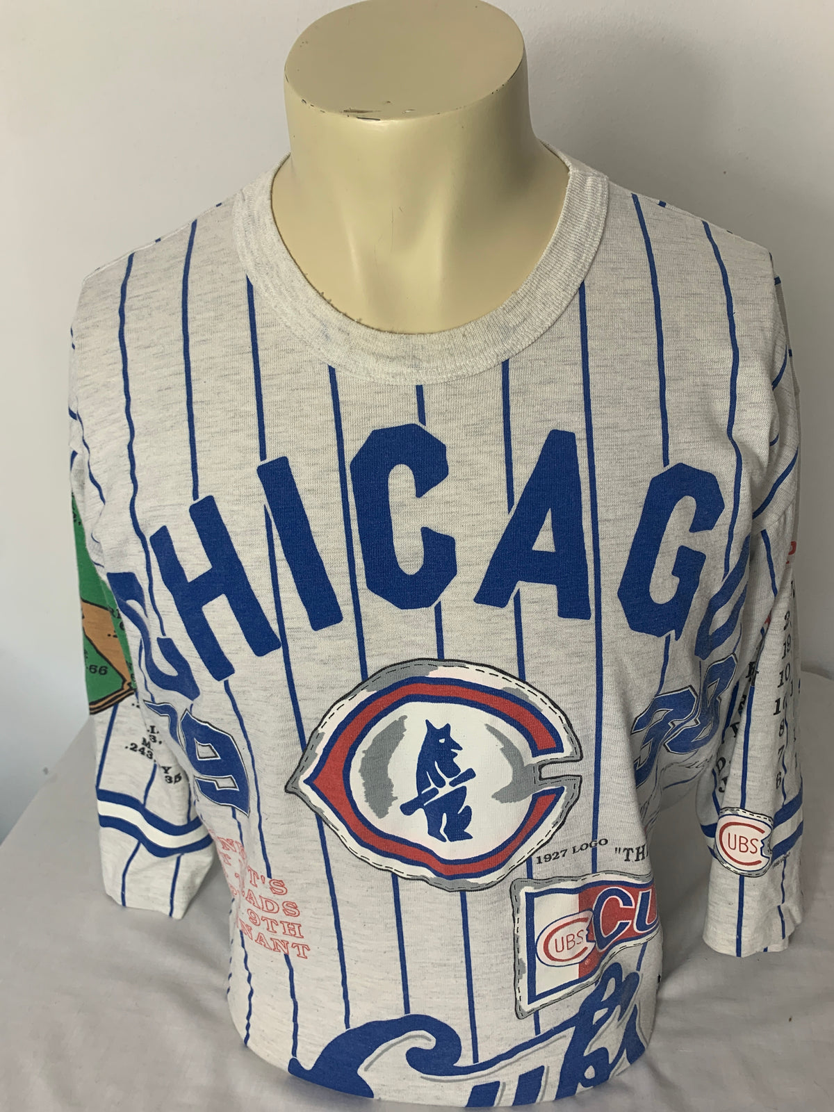Long Gone 1938 Vintage Chicago Cubs Shirt Size — Family Tree Resale 1