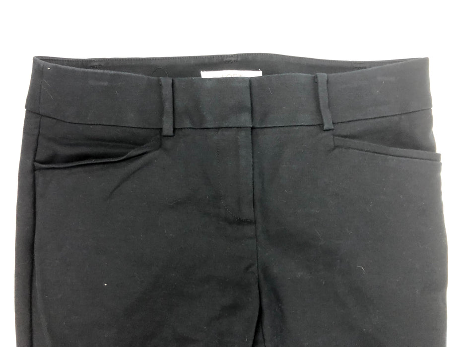 Ann Taylor Black Marisa Fit Flat Front Dress Pants Size 12 – Mall