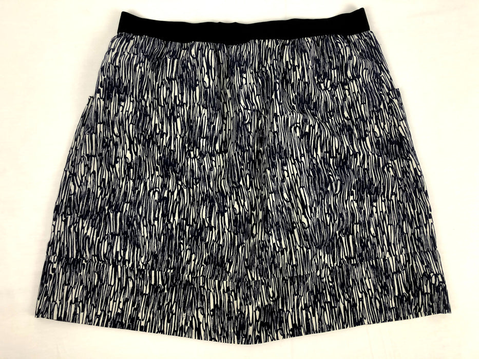 Simply Vera Vera Wang Navy and White Skirt Size M