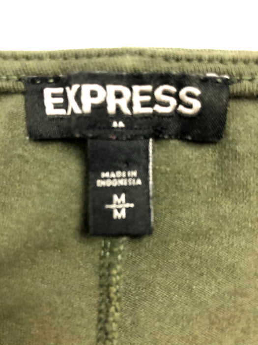 Express Long Sleeve Army Green Dress Size M