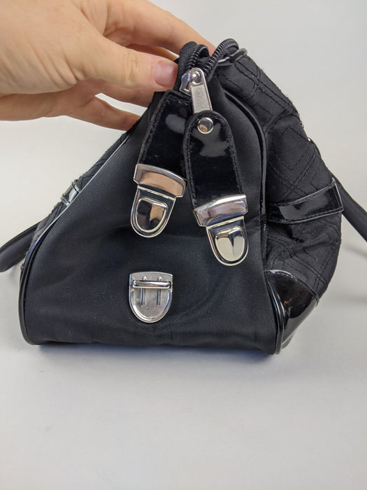 Handbag GUESS Silver in Cotton - 39247188