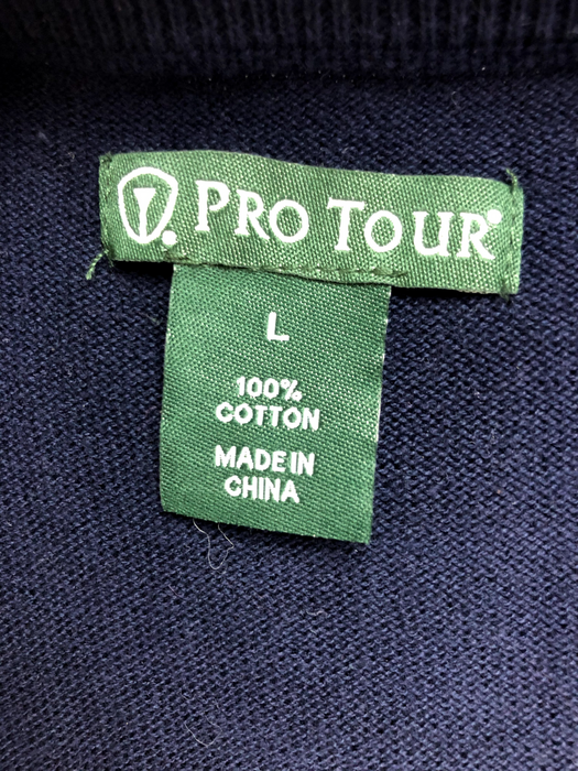 Pro Tour Mens Argyle Sweater Vest Size L