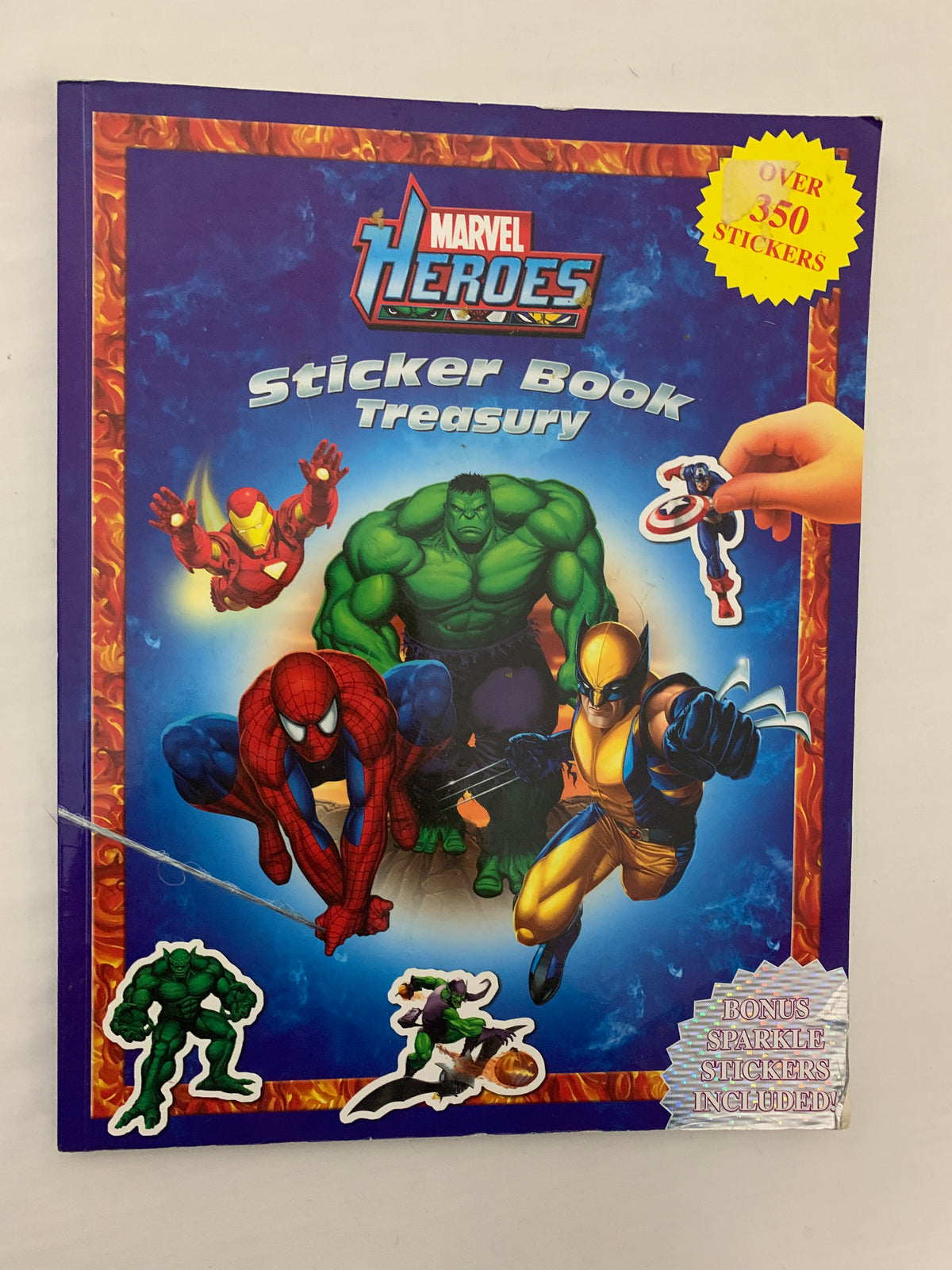 SPARKLY STICKER BIBLE HEROES 